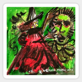 Pendle  Hill Witch #2 Sticker